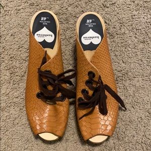 Swedish hasbeens for h&m clog slide wedge, size 40